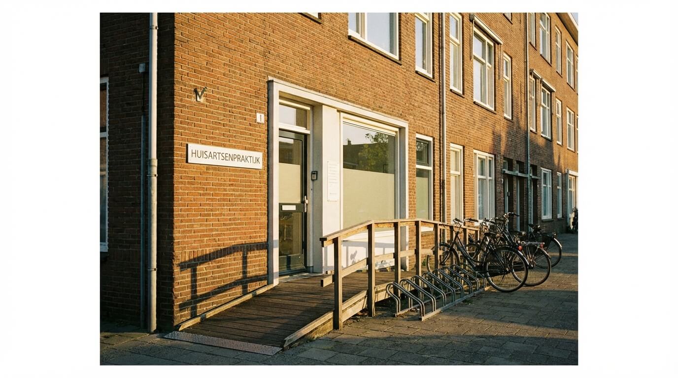 Huisarts Anna van der Berg in de spreekkamer